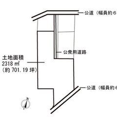 みどり市大間々町大間々！両面道路の売地