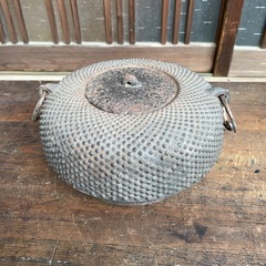 茶釜　鉄釜　茶道具　骨董　アンティーク