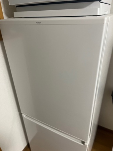 8/18までの受付！アクア 168L 2ドア冷蔵庫(ミルク)(右開き) AQUA AQR-17N-W 中古美品