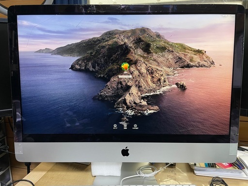 週末最終値下げ！難ありですが格安！iMac 27インチ！2012年モデル macOS10.15 メモリ24GB SSD512GB さらに！Office2021最新版のついたWindows10も使える！
