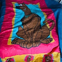 アメリカアニメキャラクター スクビドゥ 肌掛け布団 ハワイ購入