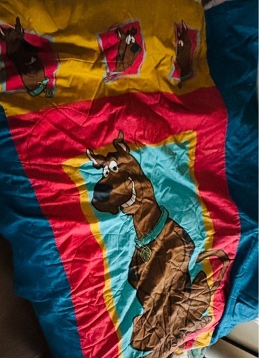 アメリカアニメキャラクター　スクビドゥ　肌掛け布団　ハワイ購入