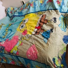 スポンジボブ　肌掛け布団　ハワイ購入
