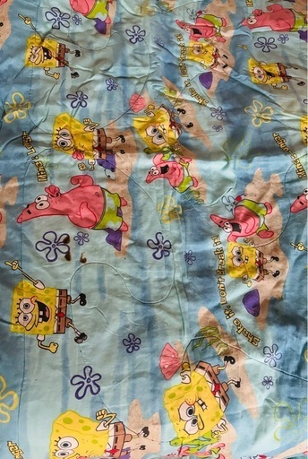 スポンジボブ 肌掛け布団 ハワイ購入