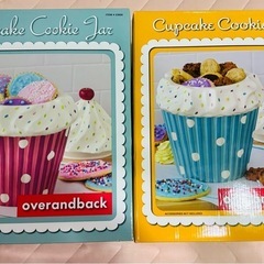 【Cupcake Cookie Jar】クッキージャー 陶器製