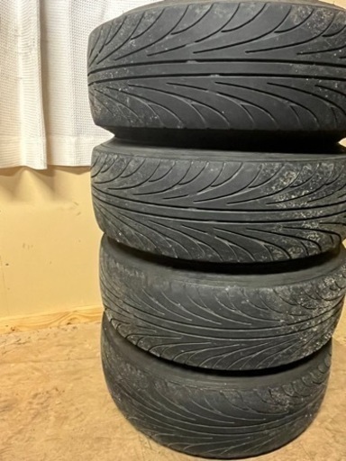 ♫ 15インチ 6.5J オフセット43 アルミホイール　リジッドレーシング　165/50R15タイヤ付き