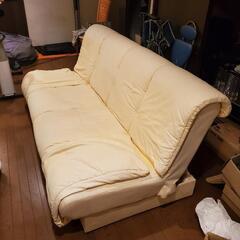 家具 ソファベッド★取りに来られる方のみ。3階から階段につき1人...