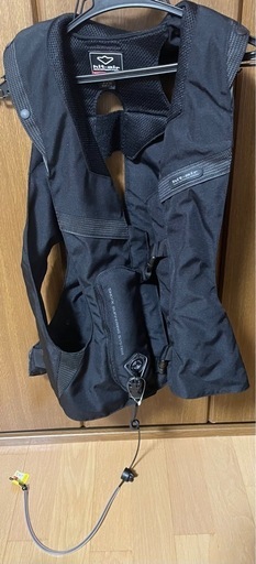 hit-air(無限電光)エアバック　
ベストブラック2XL MLV-C (ジャケット&ヘルメット同梱)
