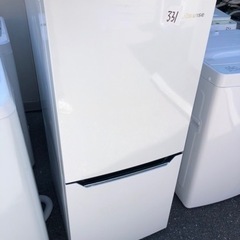 NO 331 ?福岡市内配送設置無料✨?　ハイセンス 【右開き】130L 2ドアノンフロン冷蔵庫 エディオンオリジナル パールホワイト HR-D1302