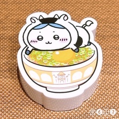 すき家×ちいかわ ダイカットマグネット ハチワレ（ネギ玉牛丼）