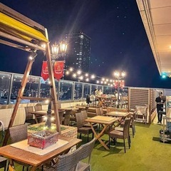 ビアガーデンぽい飲み会