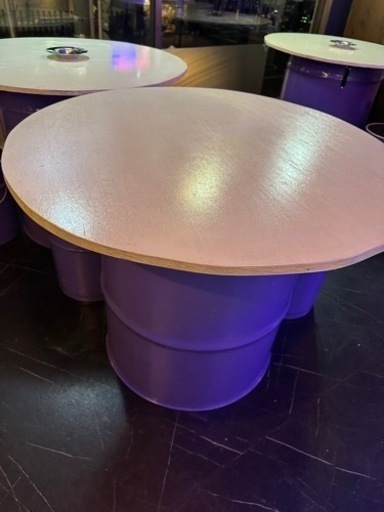 SALE中ドラム缶テーブル\u0026イスセット