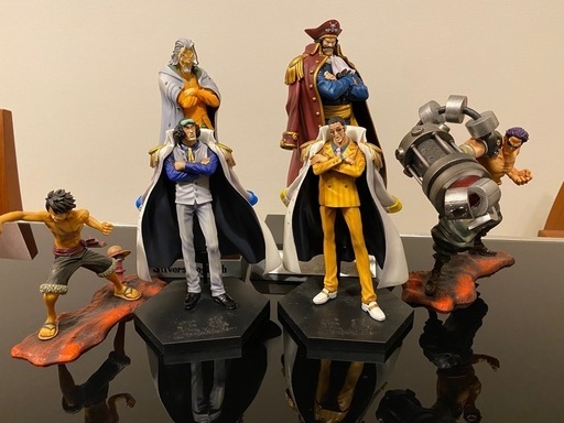 【まとめ売】ワンピース　ロジャー、レイリー、ボルサリーノ、クザン、ゼット、ルフィ