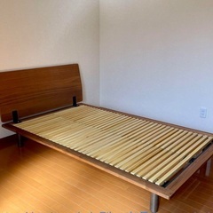 無印良品　すのこベッド　セミダブルベッド