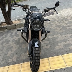 ゾンテス ZT125G1 スクランブラー　新車　6速ミッション　室内保管の画像