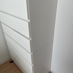 ニトリ NITORI ハイチェスト（クエス 100-6HC WH)