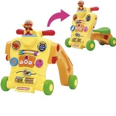 アンパンマン　へんしんウォーカー　手押し車　三輪車  