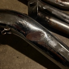 ゼファーマフラー/X#ガニマタエンデュランス管#イノガニ#メッキ#分割4-2-1の画像