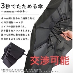 ムーンバット　urawaza ウラワザ　自動開閉 晴雨兼用 日傘...