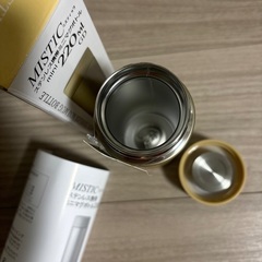【新品未使用】ステンレス携帯ミニマグボトル 220ml  ゴールドの画像