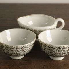 九谷焼 茶器 セット 湯呑 湯冷まし 金彩 梅文様 茶道具 和食...