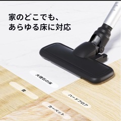 新品未使用未開封品です❣️コード式掃除機 ハイパワー フィルタータイプ 強力なモーター あらゆる床面に最適 軽量 アタッチメント付属 ソファ ベッド テーブル ブラインド 天井 車 隙間の掃除に最適 の画像