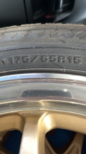 175/65/15R PCD100 4穴用