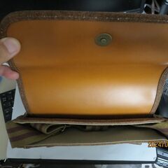 【新品未使用品　キャンバス地ショルダーバッグ】の画像