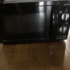 電子レンジ　アイリスオーヤマ　ジャンク品の画像