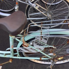 自転車　ママチャリの画像