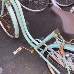 自転車　ママチャリの画像