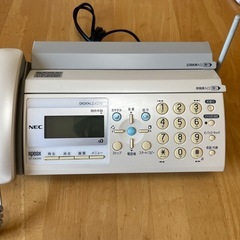 NEC FAX電話の画像