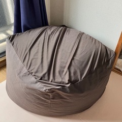 無印良品　体にフィットするソファ　ビーズクッション