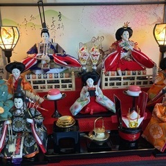 照明💡オルゴール付🎵雛人形🎎ひな人形 あげます　双葉特選　施設や...