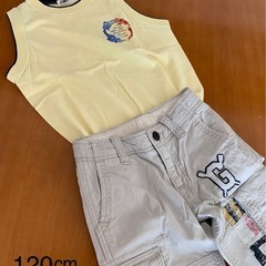 120㎝•gapカーゴパンツ.タンクトップ