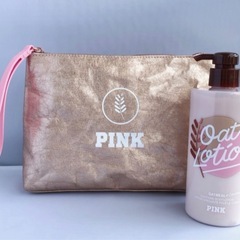 新品⭐︎Victoria's Secret PINK ビクトリアズシークレット ピンクのポーチ(大)の画像