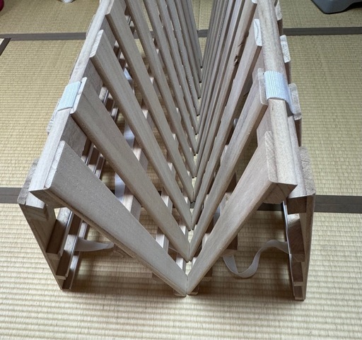 桐すのこ　4つ折り　シングル 
