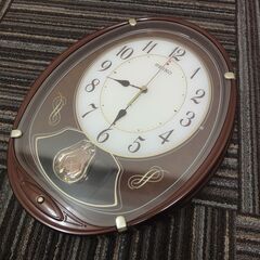 メロディ電波時計  ウォールクロック / 壁掛け時計 ★中古★の画像