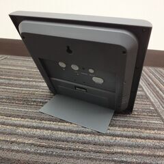 デジタル電波時計  置き時計 / 壁掛け時計 ★中古★　温度湿度日付の画像
