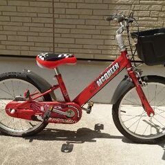 子供用自転車１８インチ 補助輪付きの画像