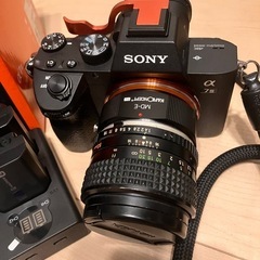 激安美品sony α7Ⅲ オールドレンズセット(防湿庫保管)の画像