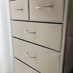 布製引き出しチェストの画像