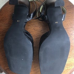 値下げしました【本革】レディースサンダル（24cm）銀座ワシントンの画像
