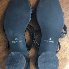 値下げしました　レディースサンダル（LL）合皮・中国製の画像