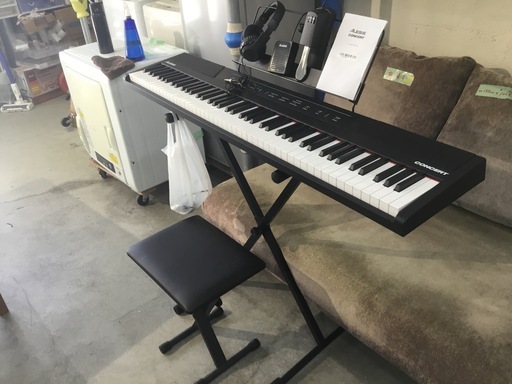 ALESIS】電子ピアノ（椅子付） クリーニング済☆配送可 管理番号10208