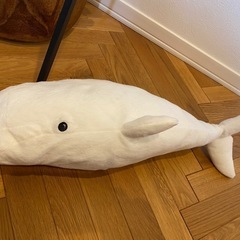 シロナガスクジラのぬいぐるみ