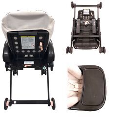 24R391 Aprica ハイローベット＆チェア ユラリズム ソフトクッション EW ヘーゼル 取扱説明書付き 中古品の画像