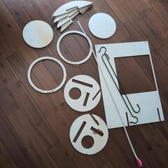 CNCカットした合板　プライウッド