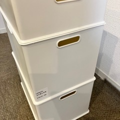 コーナン オリジナル LIFELEX インボックス レギュラー　3個セット　蓋付きの画像