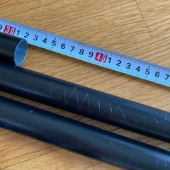 イレクターパイプと部品の画像